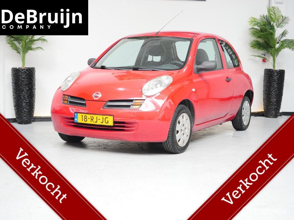 Nissan Micra 1.0 basis, Gebruikt, 31 €/maand, 4 cilinders, Origineel Nederlands