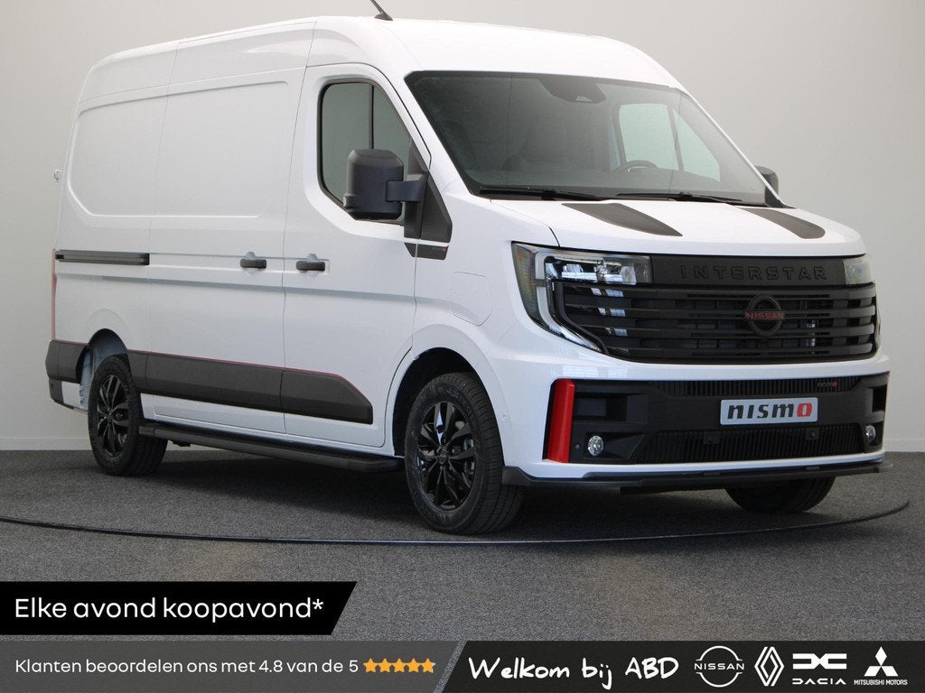 Nissan Interstar-e Nismo + | Alleen Bij ABD! | 0% Rente | 5, Stof, 143 pk, Wit, Nieuw