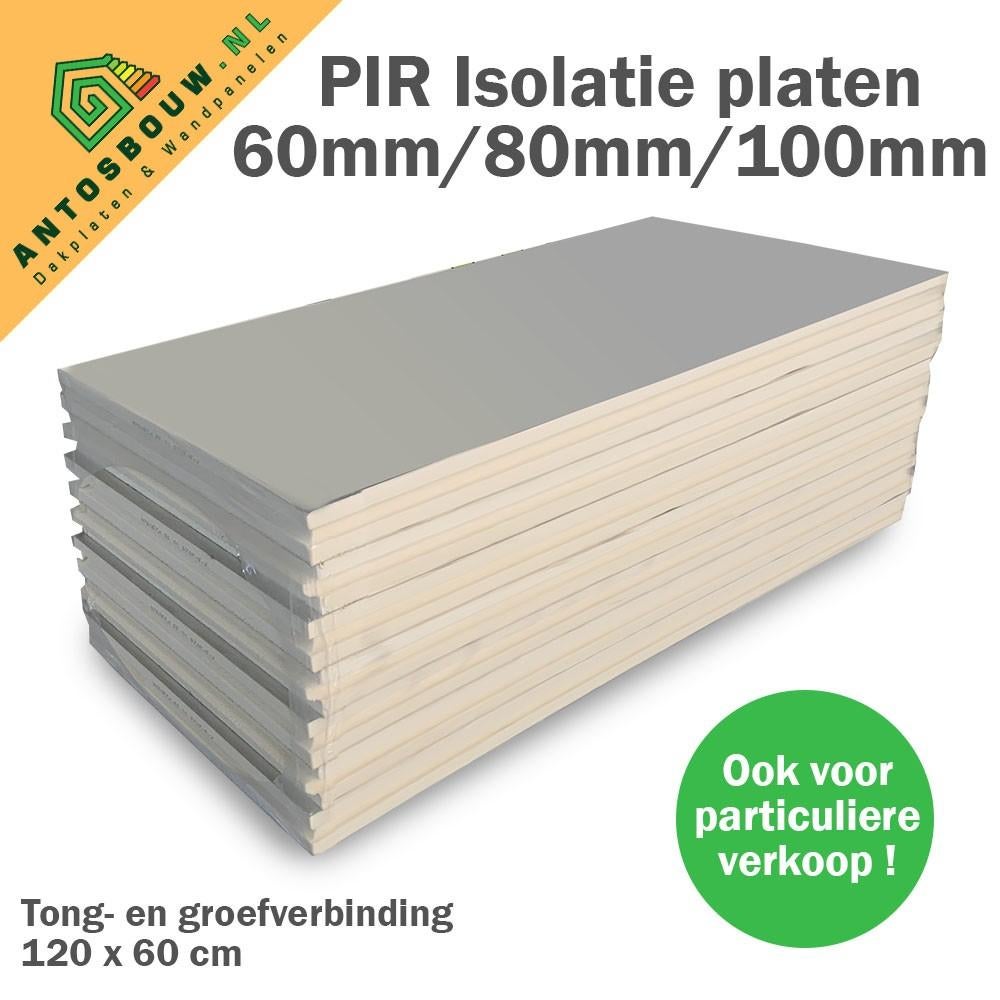 PIR-isolatieplaten A en B keus, Ophalen, 4 tot 8 cm, Nieuw, Hardschuim (Pir)