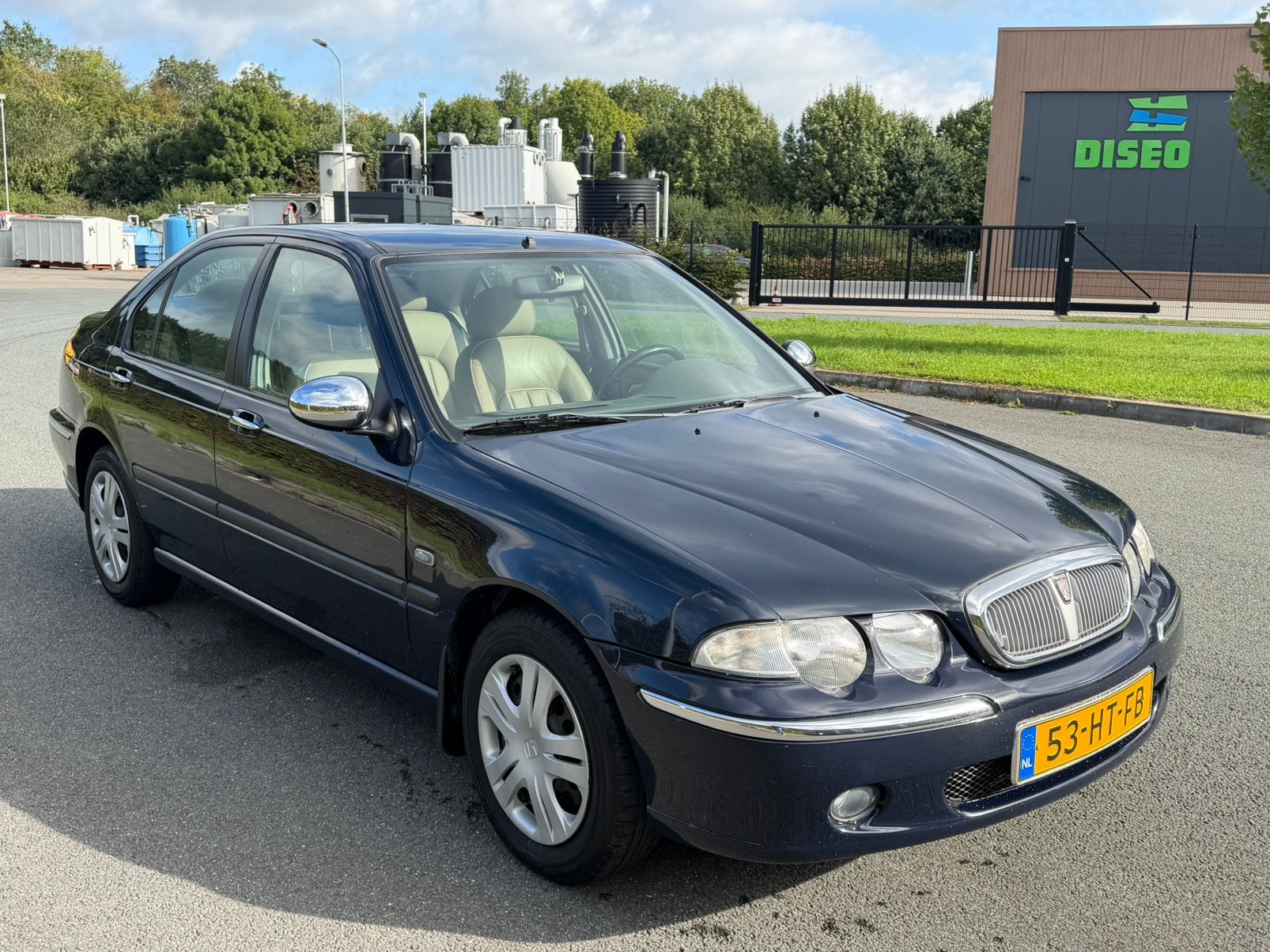 Rover 45 1.8 SDN 2001 Blauw, Auto's, Voorwielaandrijving, Beige, Blauw, 1796 cc