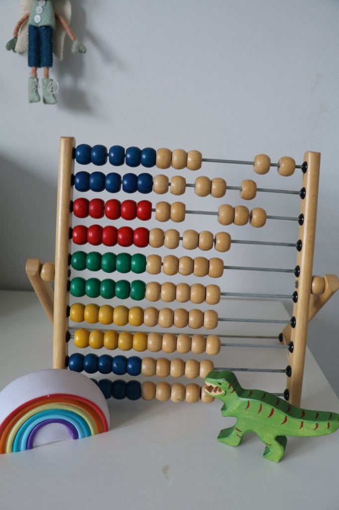 Mooi houten telraam, Kinderen en Baby's, Speelgoed | Houten speelgoed, Ophalen of Verzenden, Zo goed als nieuw