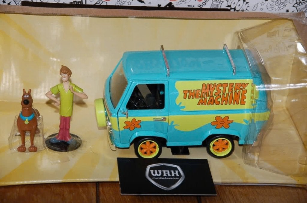 1:24 MYSTERY MACHINE SCOOBY DOO JADA in box WRH, Hobby en Vrije tijd, Modelauto's | 1:24, Verzenden, Zo goed als nieuw, Auto, Jada