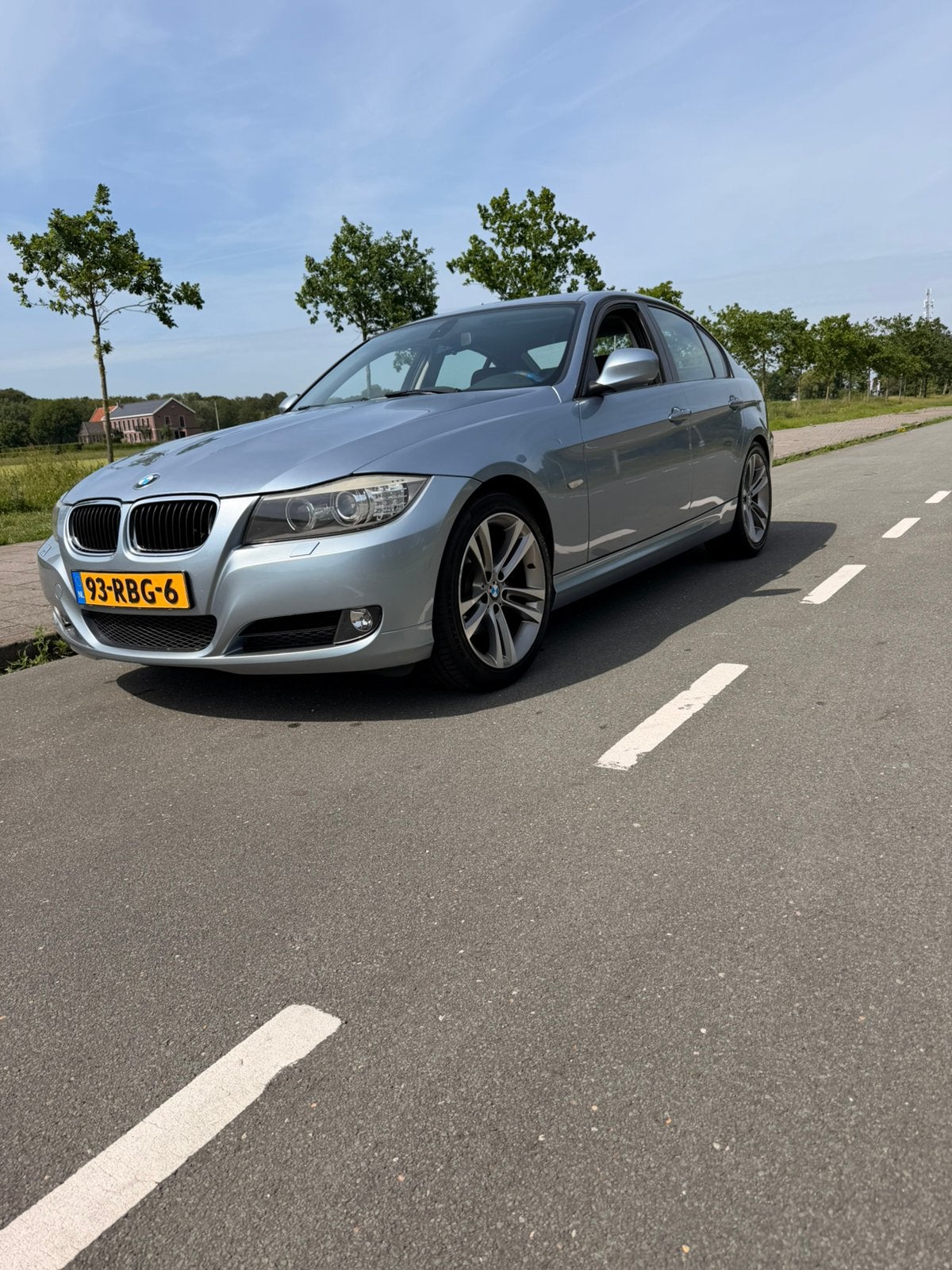 BMW 3-Serie 2.0 I 318 2011 Blauw, Auto's, 4 cilinders, Blauw, Origineel Nederlands, Handgeschakeld