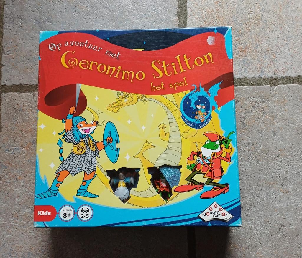Zgan Geronimo Stilton spel, Een of twee spelers, Ophalen of Verzenden, Zo goed als nieuw, Identity Games