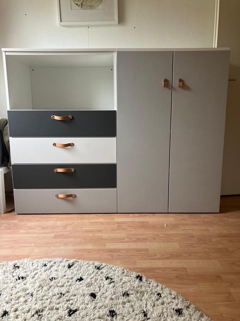 Mooie IKEA Platsa kasten 2 stuks van 80x60x120, Ophalen, Gebruikt, Met deur(en), 100 tot 150 cm