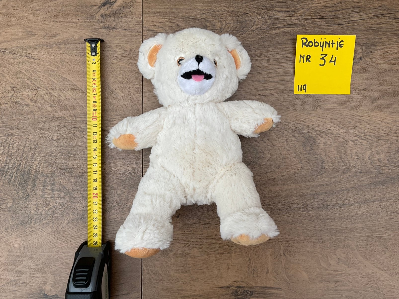 Nieuwe zgan Robijntje of beertje Robijn pluche teddybeer, Verzamelen, Ophalen, Nieuw, Stoffen beer
