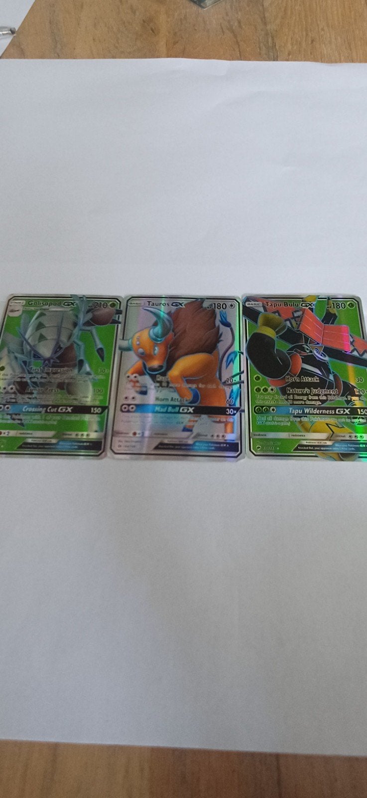 Tapu Bulu GX, tauros GX en golisopod, Ophalen