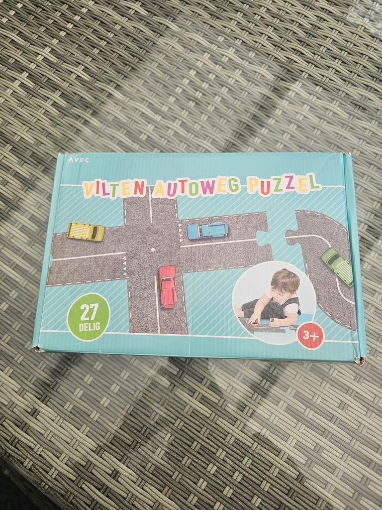 Vilten Autoweg Puzzel - 27-delig, Ophalen of Verzenden, Nieuw, Overige merken