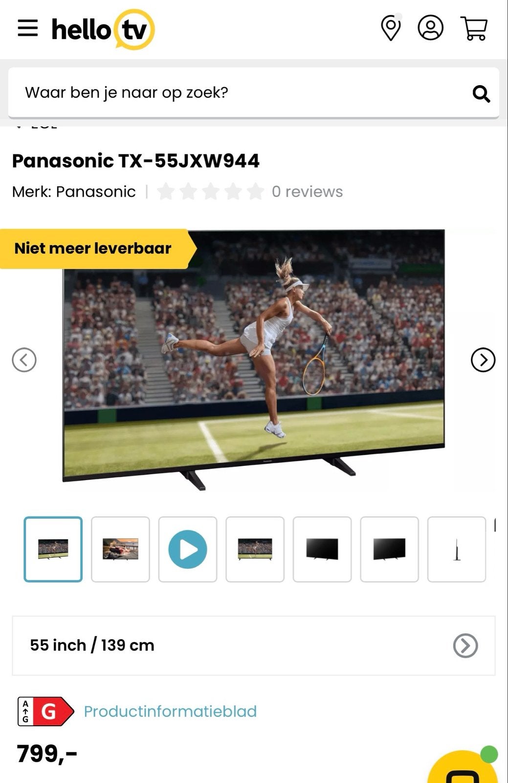 Panasonic W90 Full Array LED 4K TV met Fire TV, LED, Panasonic, Nieuw, Ophalen of Verzenden
