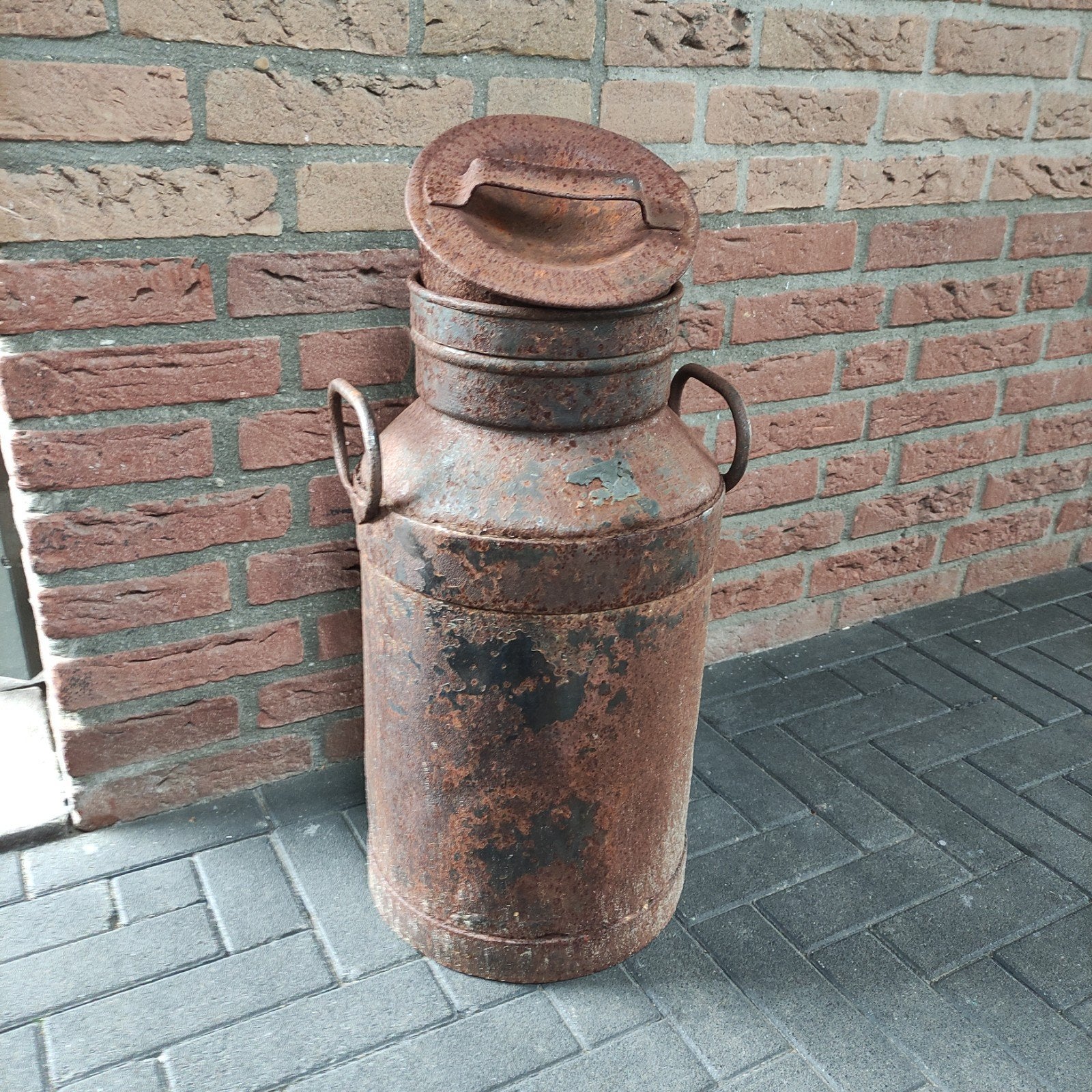 oude melkbus, Ophalen, Gebruikt
