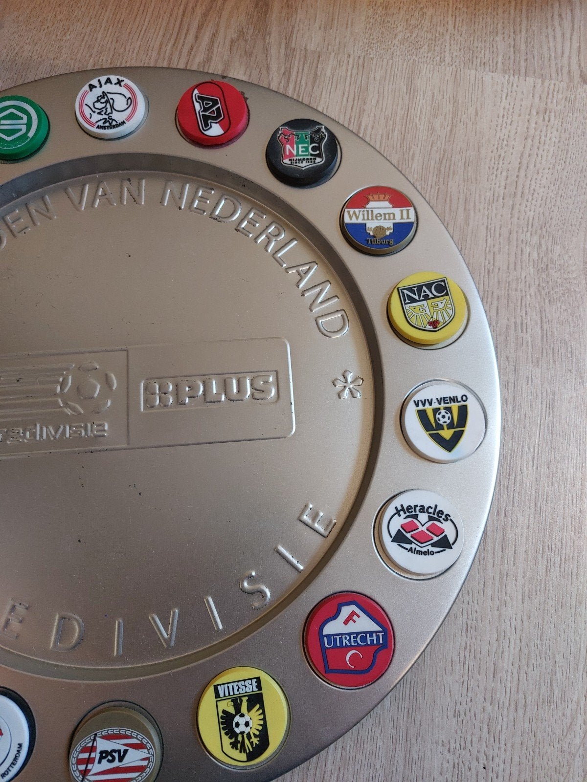Eredivisie kampioen voetbal schaal met magneten, Lidl, Ophalen of Verzenden