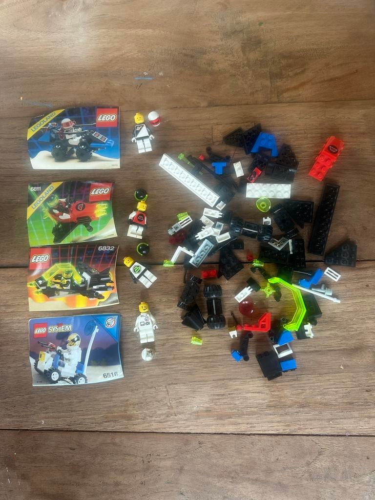 Oude LEGO sets: 6515, 6832, 6811, 6831 - Jaren speelplezier, Ophalen of Verzenden, Gebruikt, Overige typen