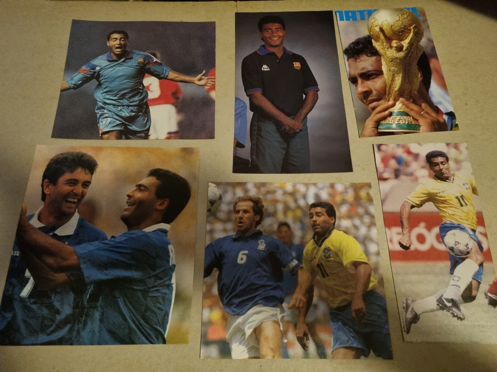 Romario foto knipsels PSV Brazilië Barcelona, Ophalen of Verzenden