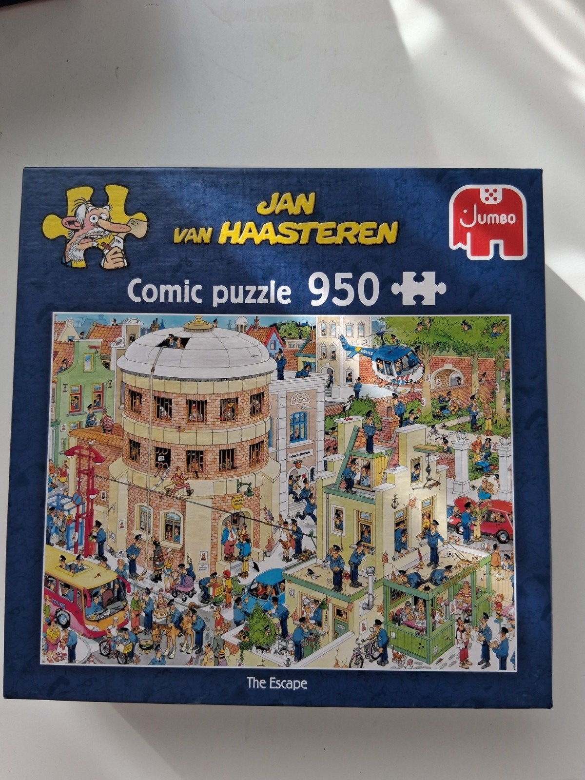 Jan van Haasteren Comic Puzzel - The Escape (950 stukjes), Ophalen of Verzenden, 500 t/m 1500 stukjes, Zo goed als nieuw, Legpuzzel