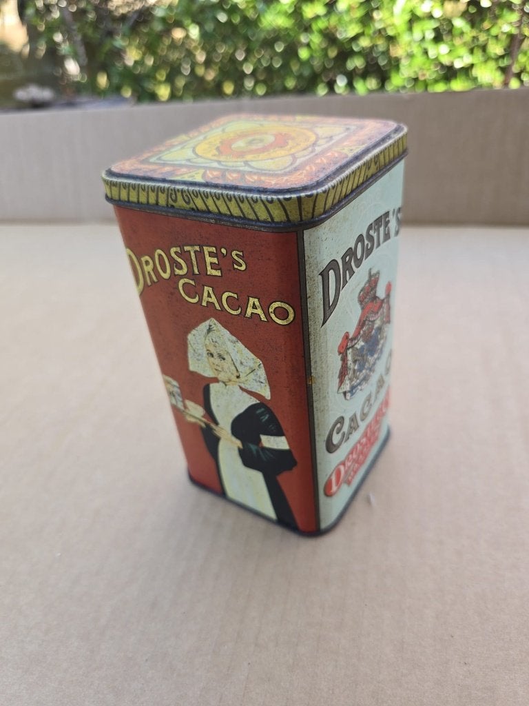 Droste Cacao blik, Verzamelen, Blikken, Ophalen of Verzenden, Gebruikt, Overige, Droste