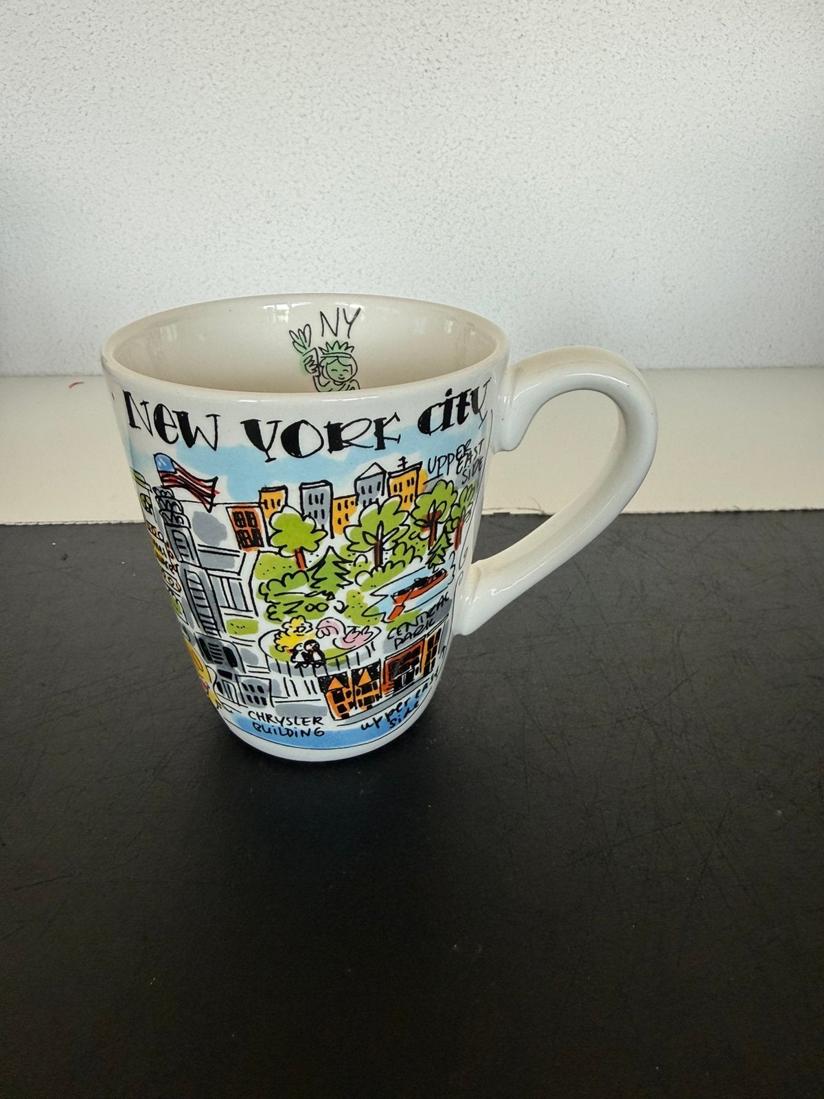 Grote mok new york city blond Amsterdam, Huis en Inrichting, Blond Amsterdam, Ophalen of Verzenden, Zo goed als nieuw, Kop(pen) en/of Schotel(s)