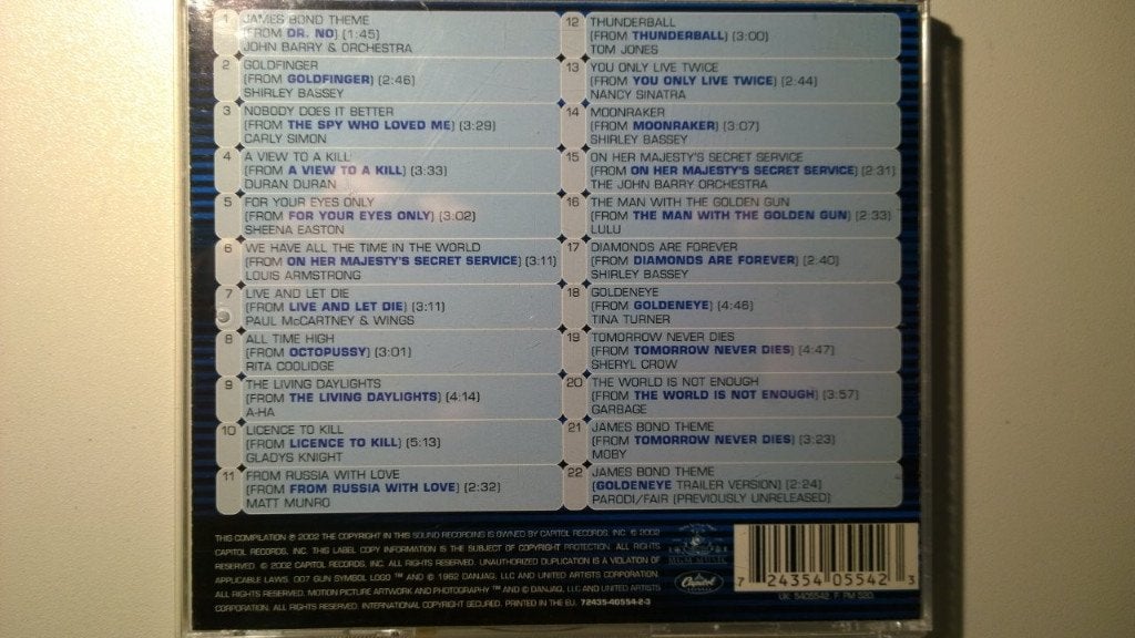The Best Of Bond ...James Bond, Ophalen of Verzenden, Zo goed als nieuw, Pop