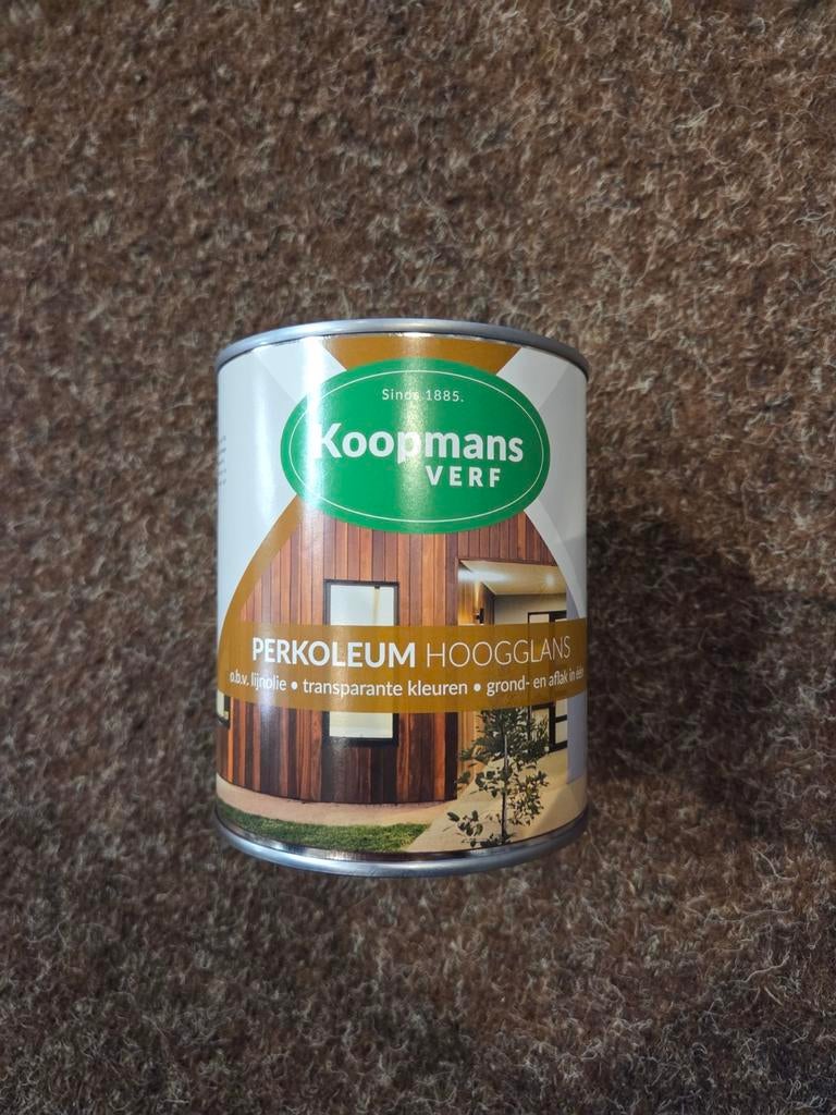 Koopmans Perkoleum Hoogglans 16.50, Wit, Nieuw, Ophalen of Verzenden, Verf