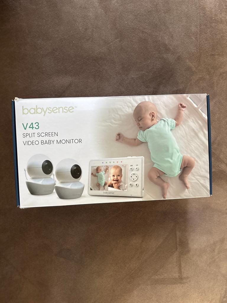 Babysense V43 Video Babyfoon met 2 Camera's, Kinderen en Baby's, Babyfoons, Ophalen of Verzenden, Nieuw, 250 meter of meer, Camera