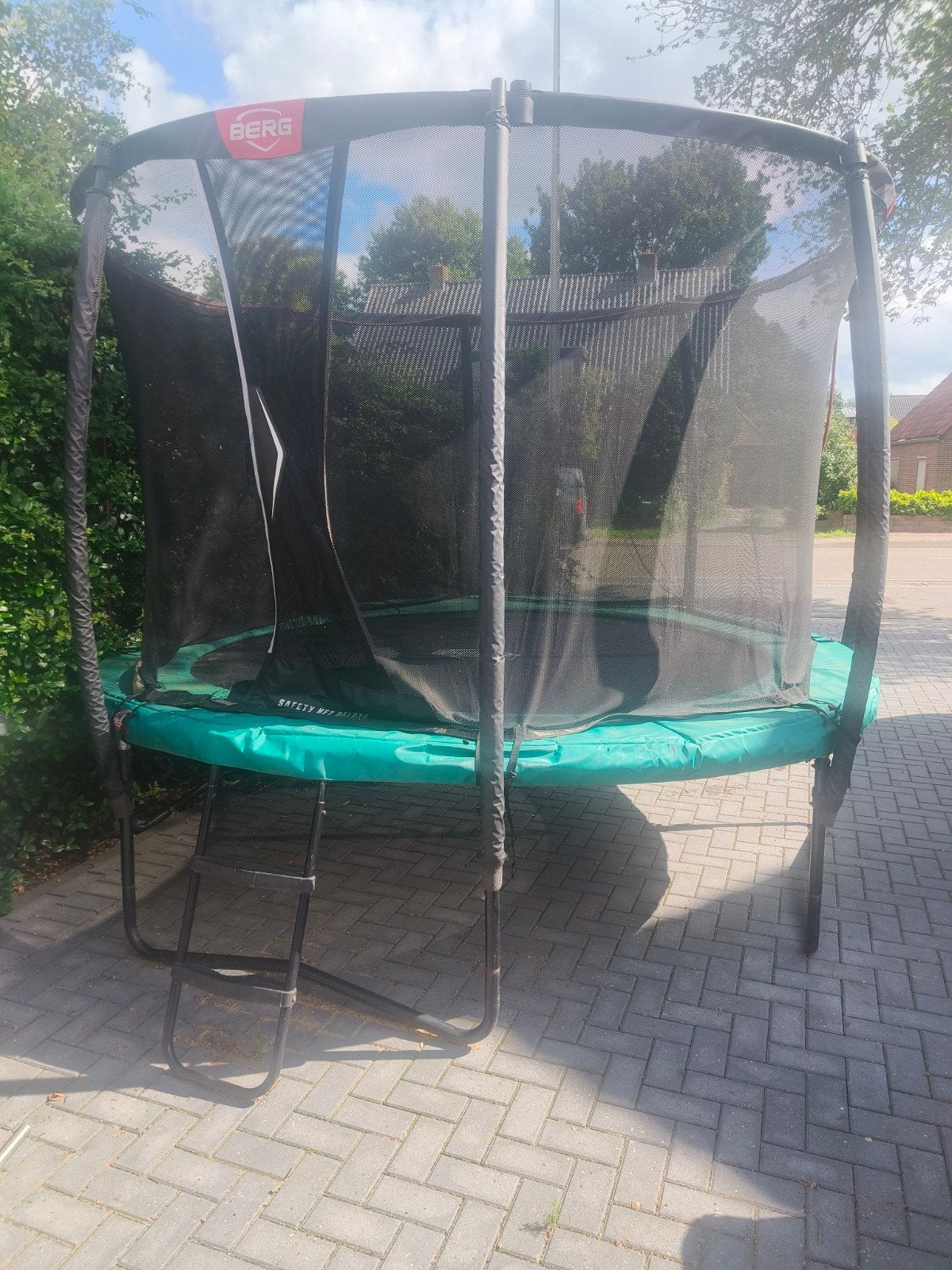 BERG Champion Trampoline met Veiligheidsnet, Kinderen en Baby's, Speelgoed | Buiten | Trampolines, Ophalen of Verzenden, Gebruikt