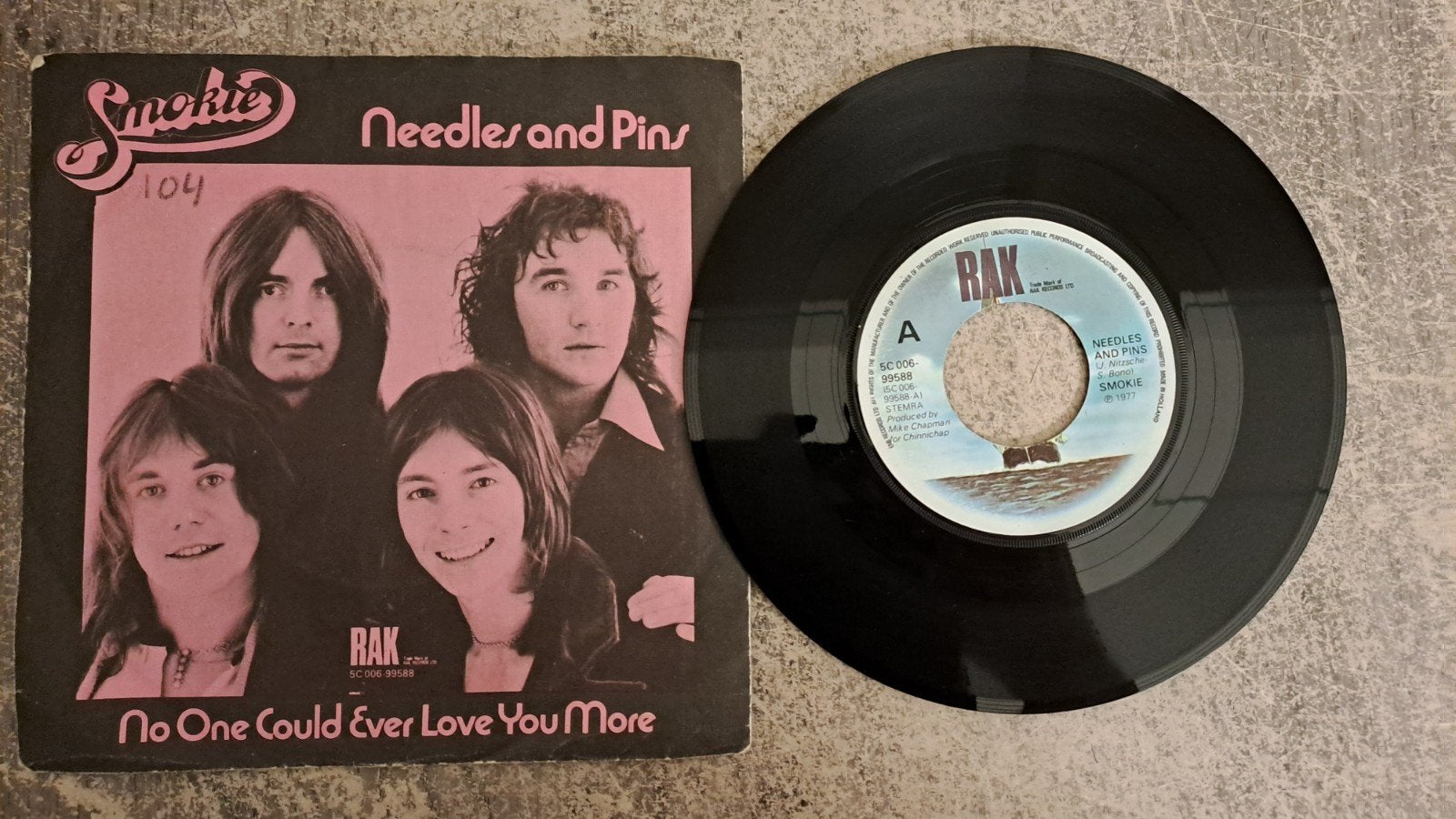 Smokey  - Needles and pins, Gebruikt, 7 inch, Pop, Fotohoes