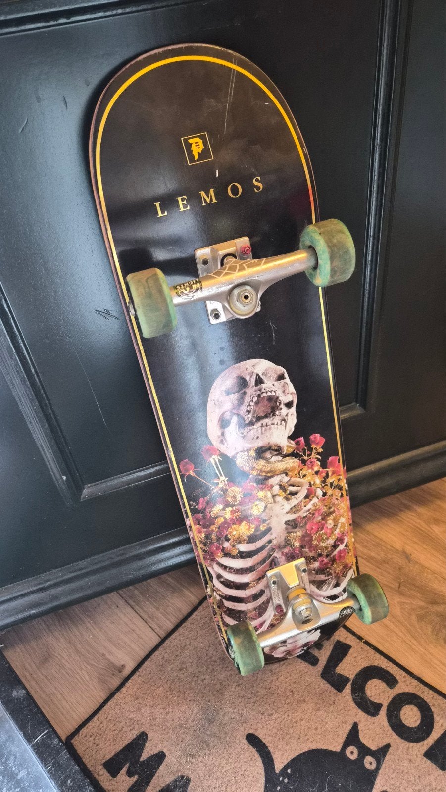 Custom 8.25 Skateboard met Limited Edition Primitive Lemos D, Ophalen, Gebruikt, Skateboard