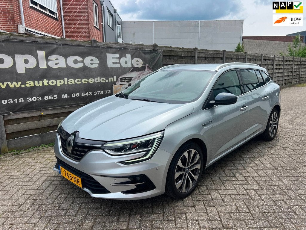Renault Mégane Estate 1.6 E-Tech Plug-In Hybrid VOL LEER GR, Auto's, Renault, Bedrijf, Te koop, Mégane, ABS, Achteruitrijcamera