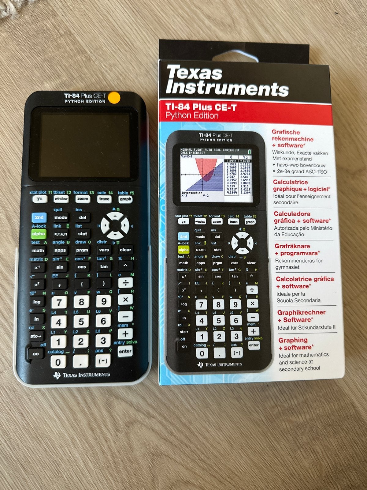 TI-84 plus CE-T, Ophalen of Verzenden, Grafische rekenmachine, Gebruikt