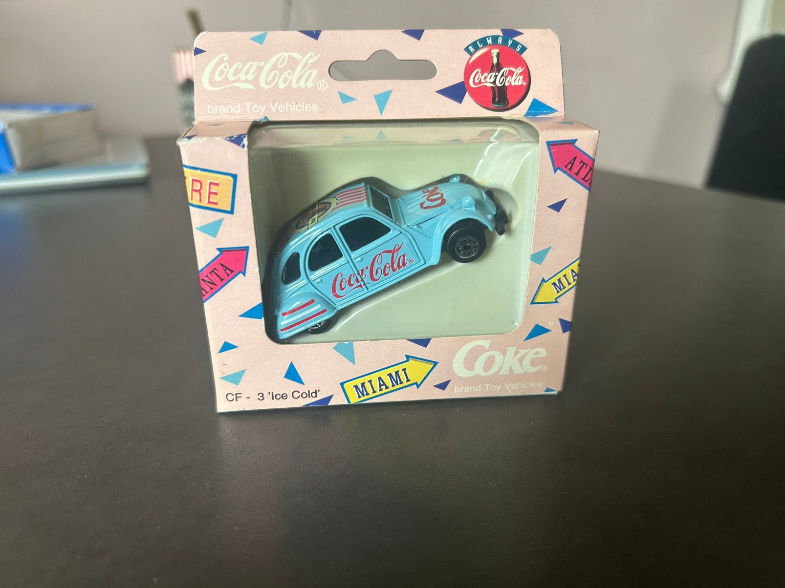 Vintage Edocar Citroën 2CVIceCold'Coca-Cola(1989) – In Doos!, Ophalen of Verzenden, Zo goed als nieuw, Overige merken
