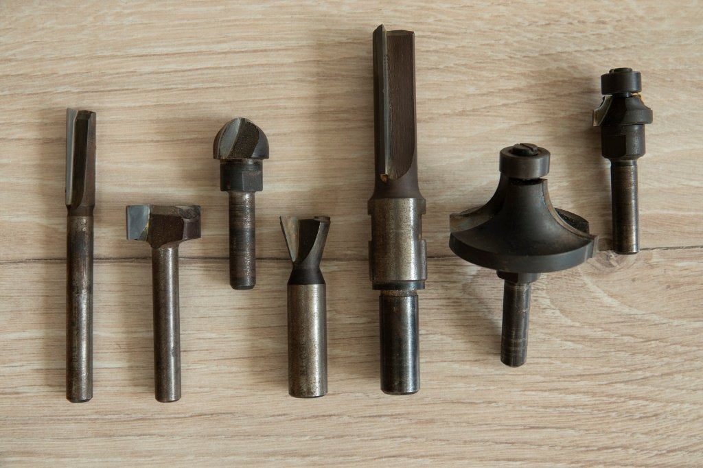 7 HM RvS afronding & stift bovenfrezen 8mm & 12 mm schacht, RSS, Gebruikt, Overige soorten, Ophalen of Verzenden