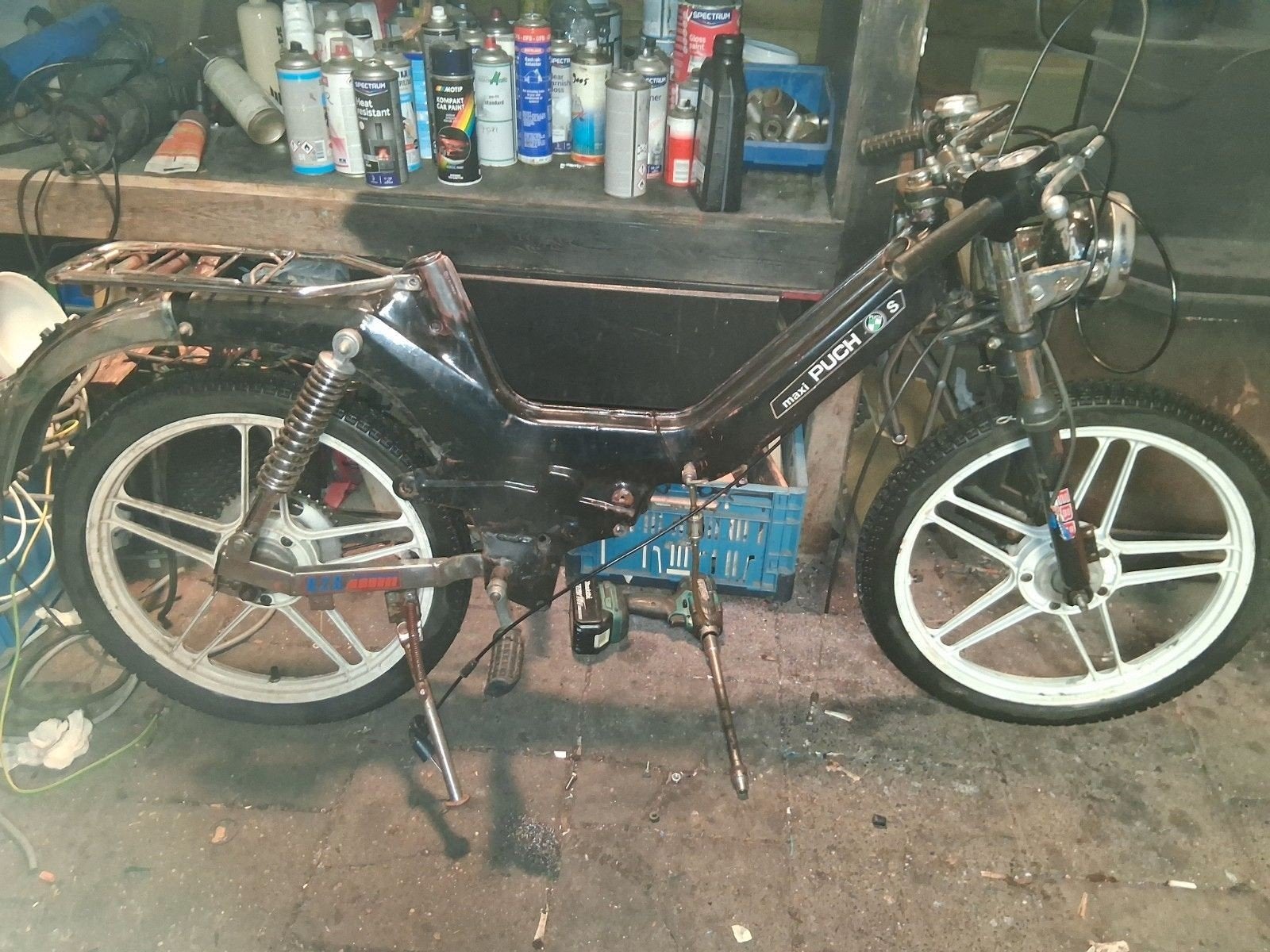 GEZOCHT!! Puch frame met (geel) kenteken, Fietsen en Brommers, Brommeronderdelen | Puch, Ophalen of Verzenden, Frame