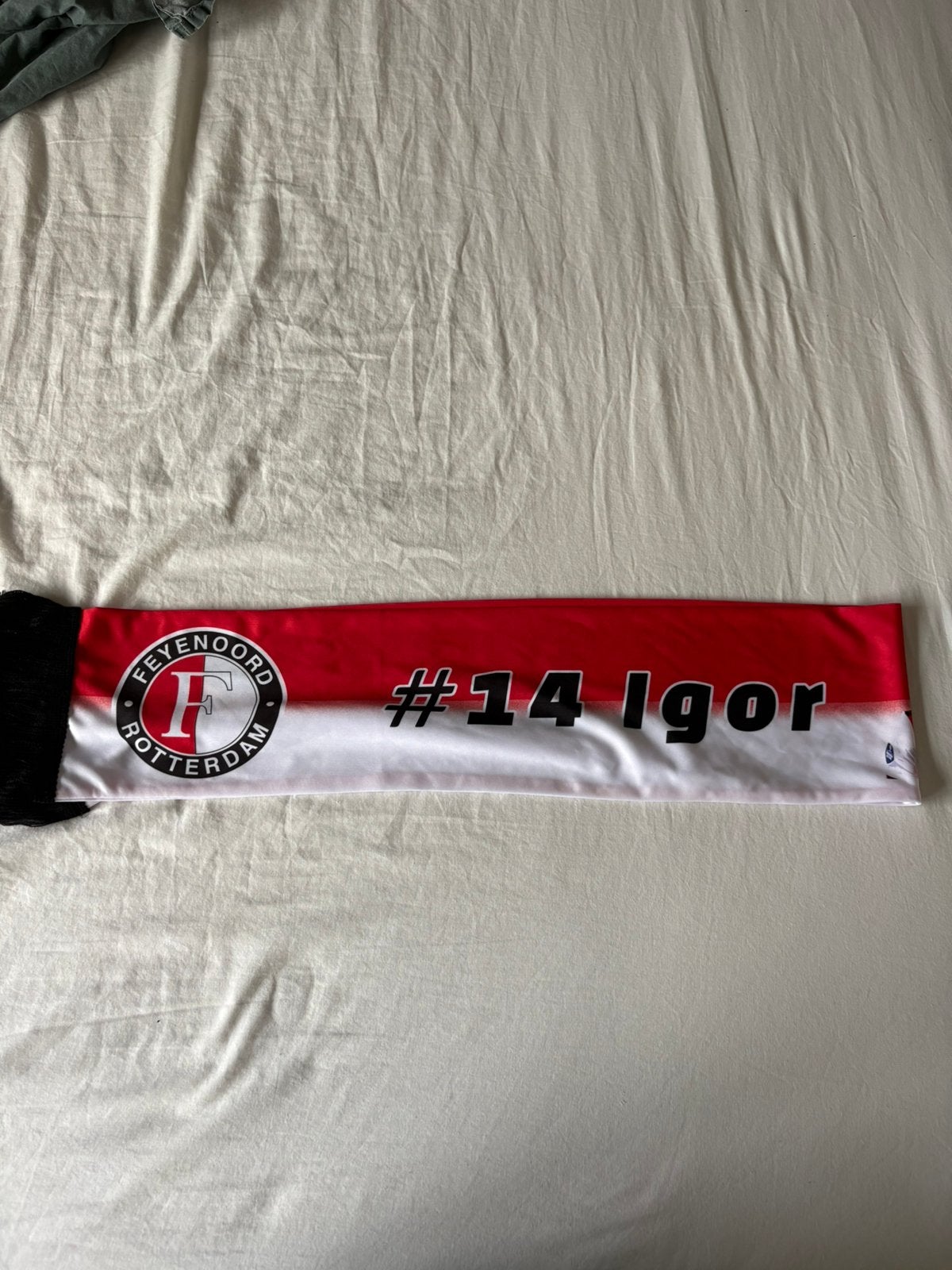 Feyenoord sjaal- Igor Paixão, Ophalen of Verzenden, Zo goed als nieuw, Feyenoord, Vaantje of Sjaal