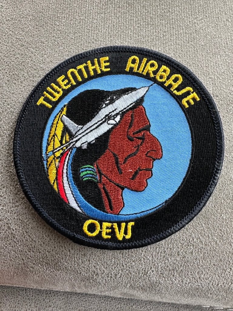 Twenthe Airbase OEVS patch, Ophalen of Verzenden, Gebruikt, Patch, Badge of Embleem