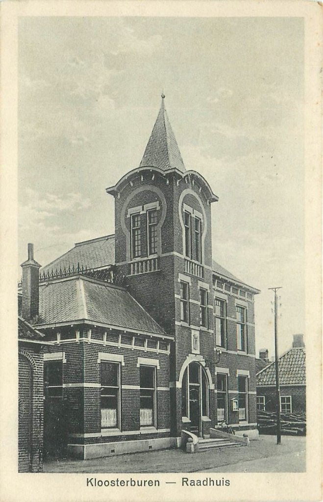 378-338-025 Kloosterburen Raadhuis, Verzenden, Voor 1920, Groningen
