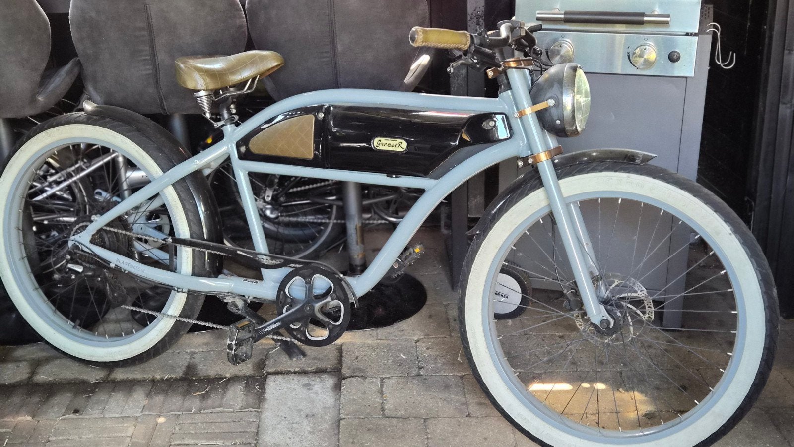 Ebike Michael blast greaser collectors item, Ophalen, Staal