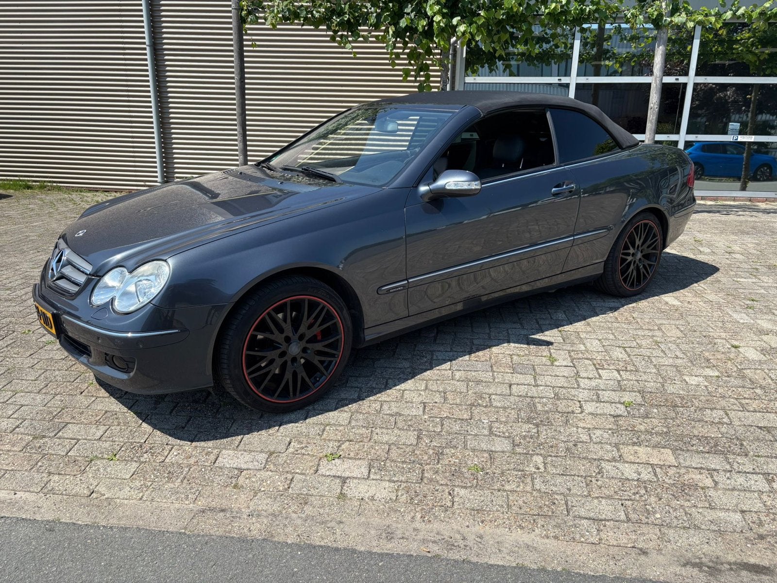 Mercedes-Benz CLK 1.8 Clk200 Kompr Cabriolet AUT 2009 Grijs, Achterwielaandrijving, Zwart, Cabriolet, 4 stoelen