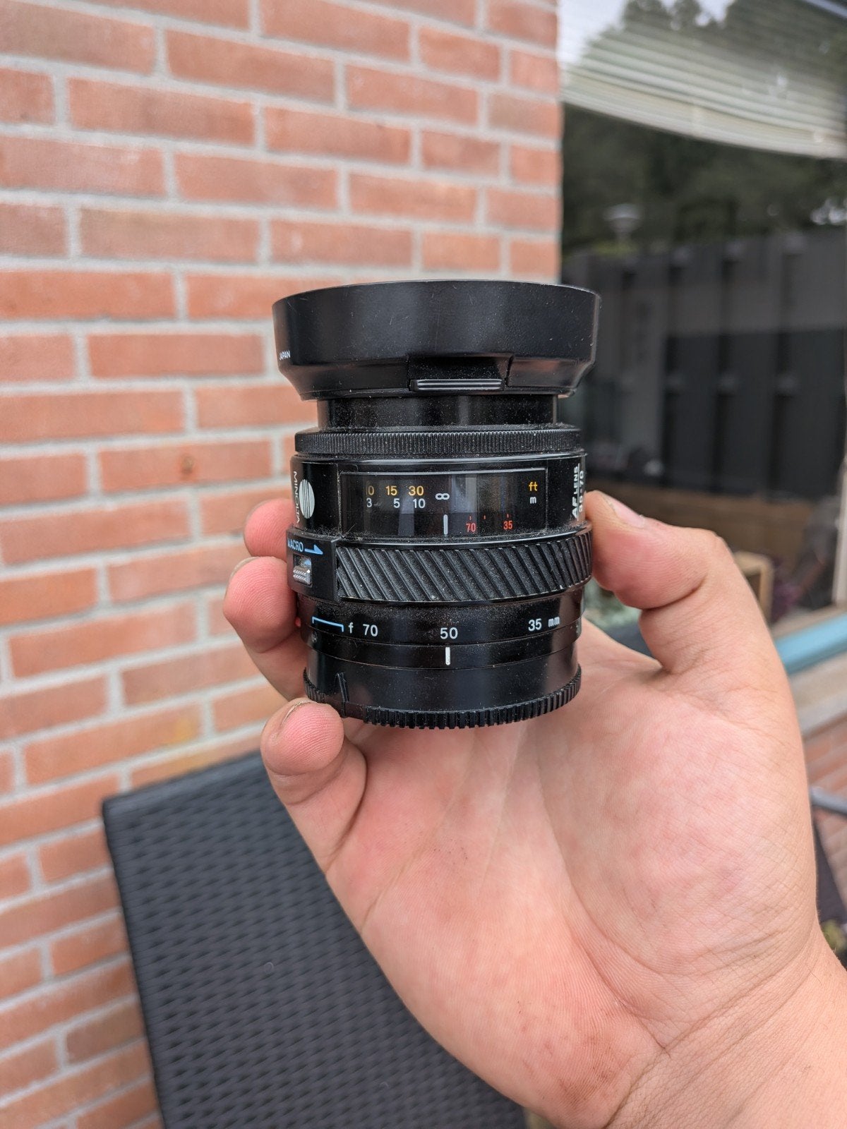 Minolta AF 35-70 F/4, Audio, Tv en Foto, Fotografie | Lenzen en Objectieven, Ophalen, Zo goed als nieuw, Macrolens, Zoom