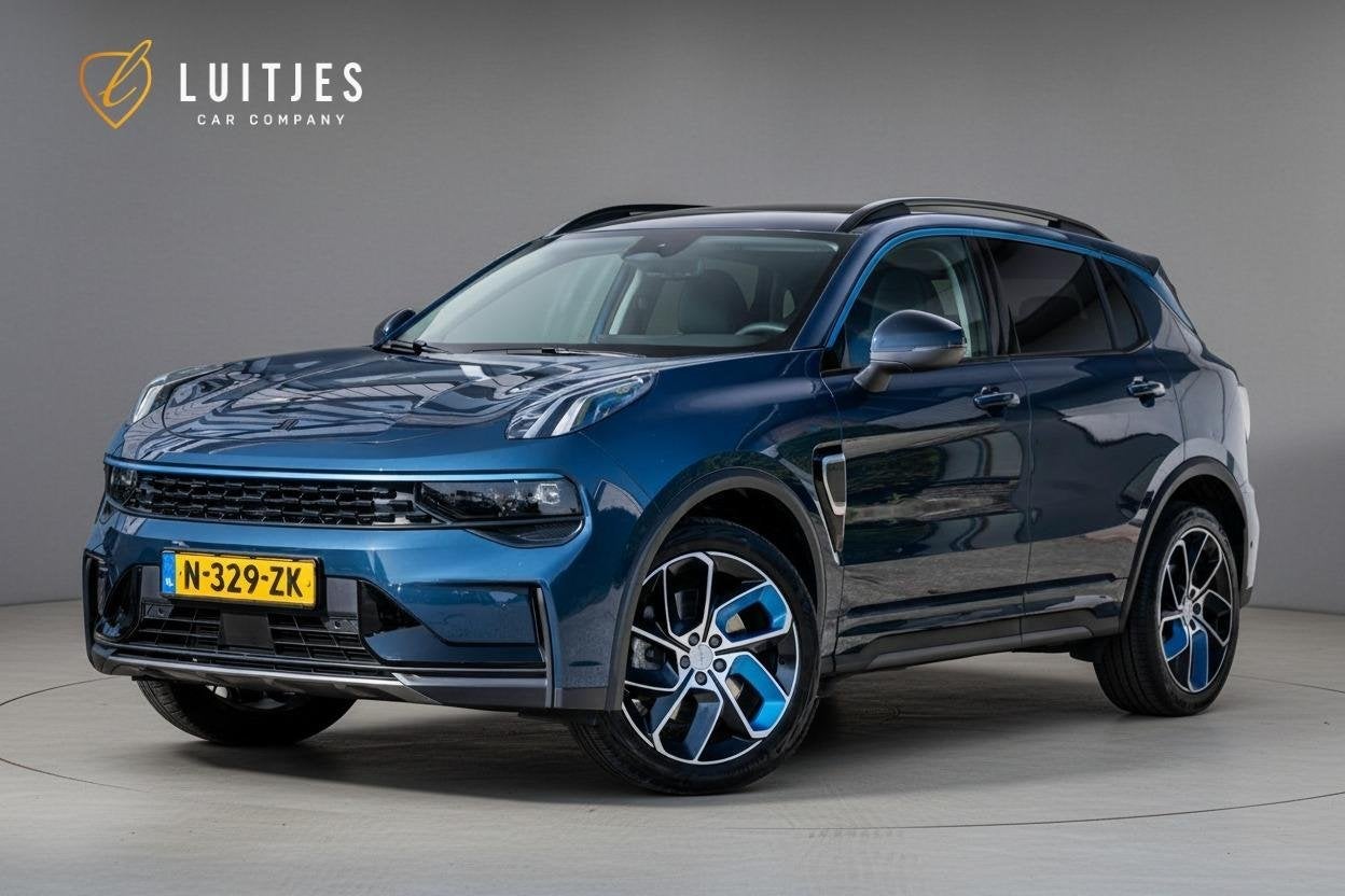 Lynk & Co 01 1.5 PHEV OrgNL|1e-eig|Pano-dak|360°|Infinity|A, Auto's, Automatische klimaatregeling, Stof, Euro 6, Blauw
