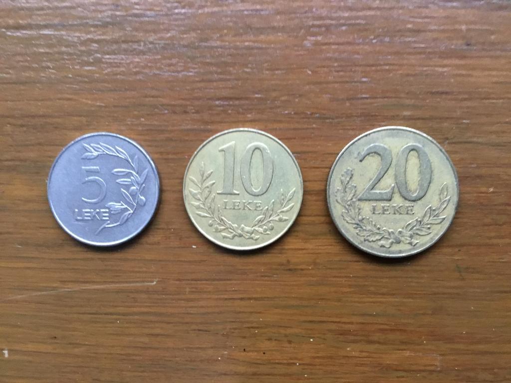 Munten Albanië, Ophalen of Verzenden, Overige landen