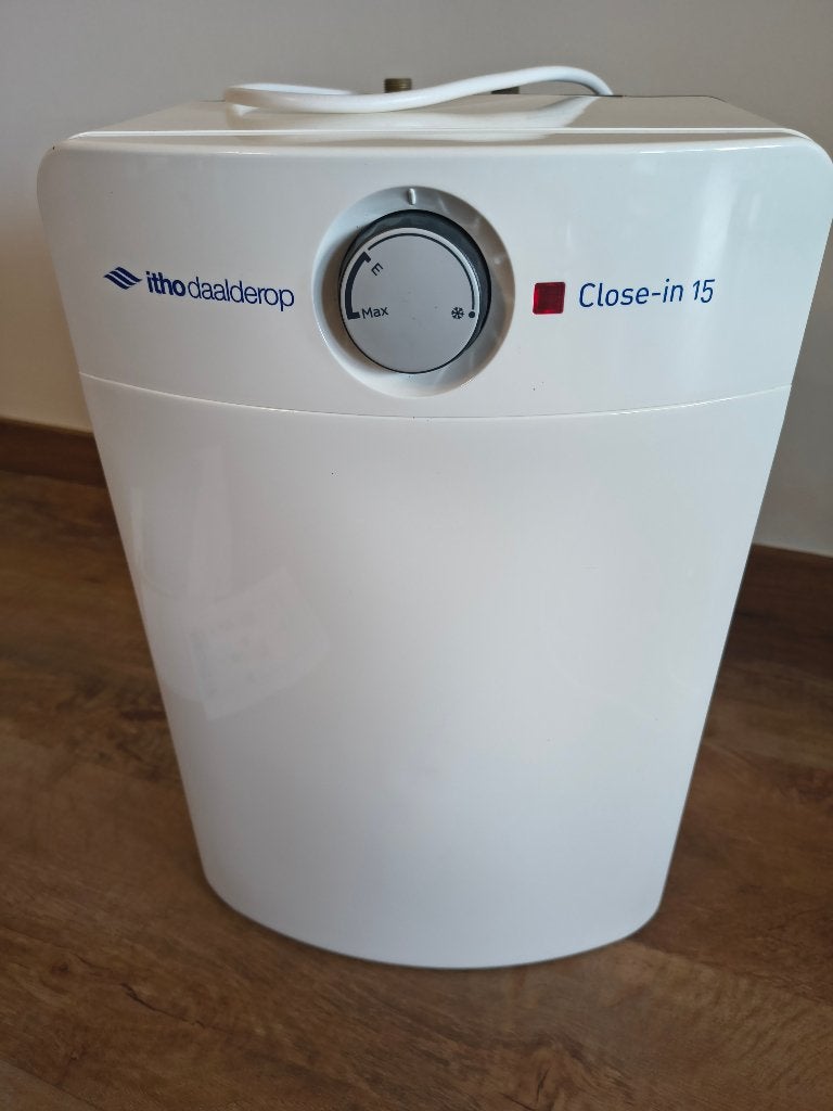 Close-in boiler Daalderop 15 ltr, Ophalen, Aardgas, Terugslagbeveiliging (TTB), Boiler