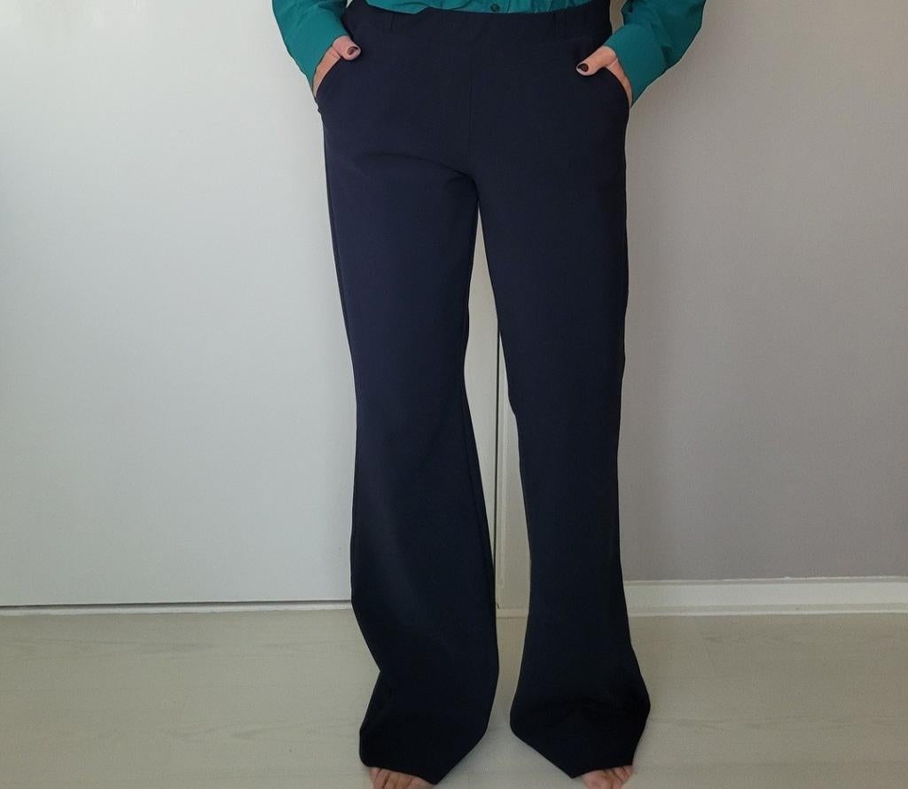 Studio Anneloes LONG Flair Bonded broek XL Donkerblauw, Studio Anneloes, Blauw, Maat 46/48 (XL) of groter, Ophalen of Verzenden