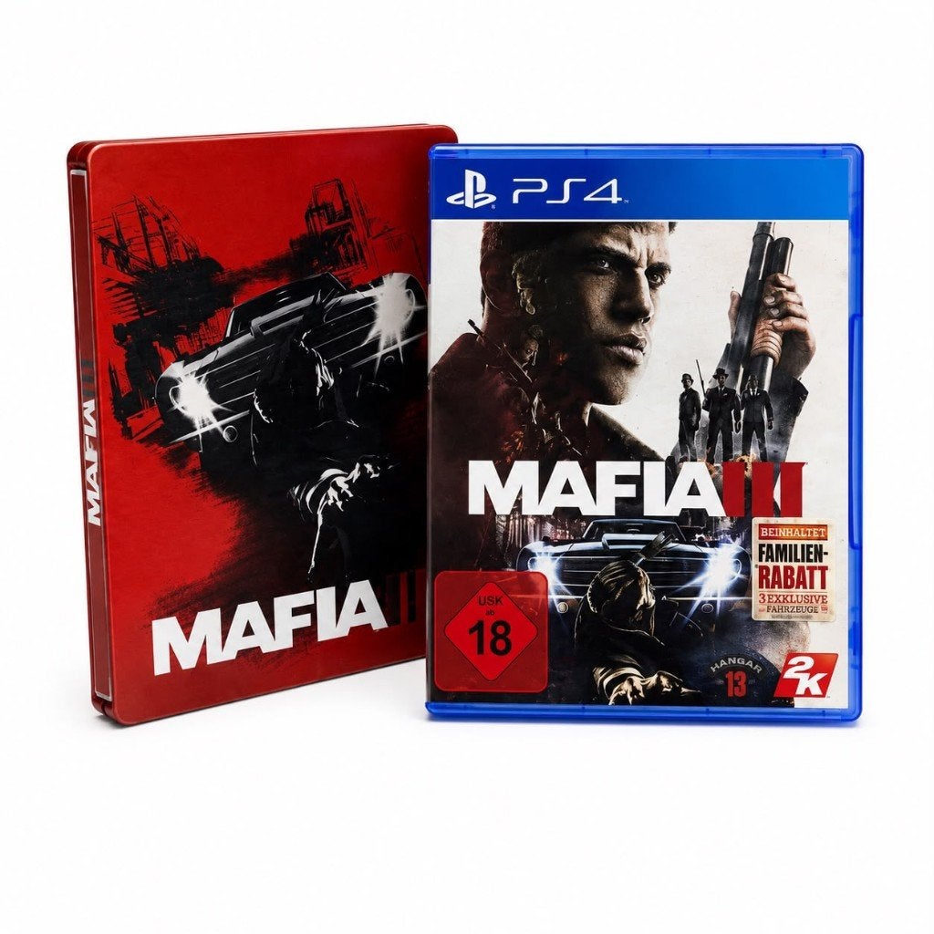 PlayStation 4 Game | Mafia 2 + Steelbox, Avontuur en Actie, Vanaf 18 jaar, ., 1 speler