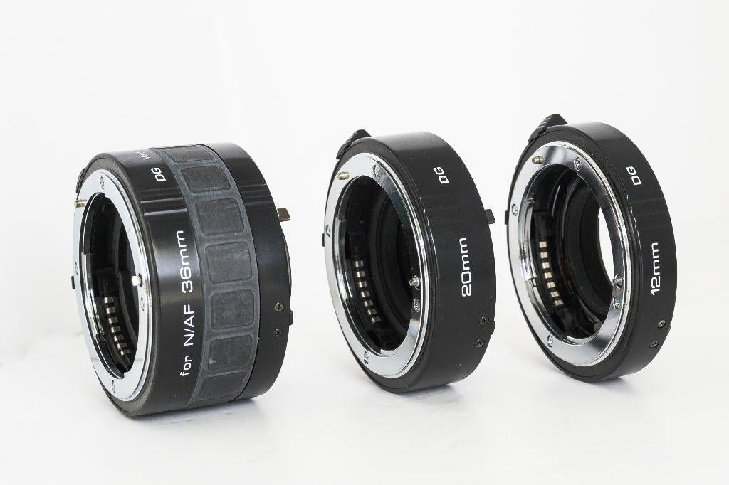 Soligor extension tube set voor Nikon AF (3-delig), Ophalen, Gebruikt, Overige typen