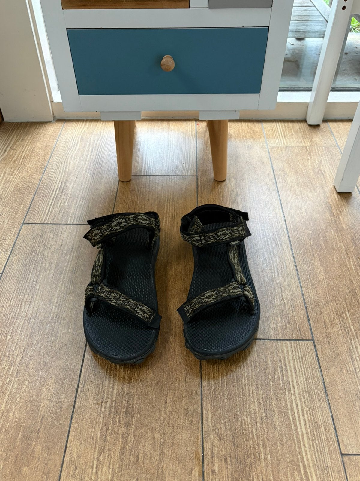 Teva Winsted herensandalen Bamboo Dark Olive, maat 40,5, Sandalen, Overige kleuren, Ophalen of Verzenden, Gedragen