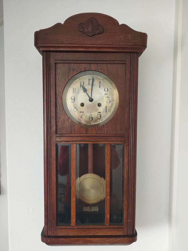 Regulateur klok, goed lopend., Ophalen of Verzenden