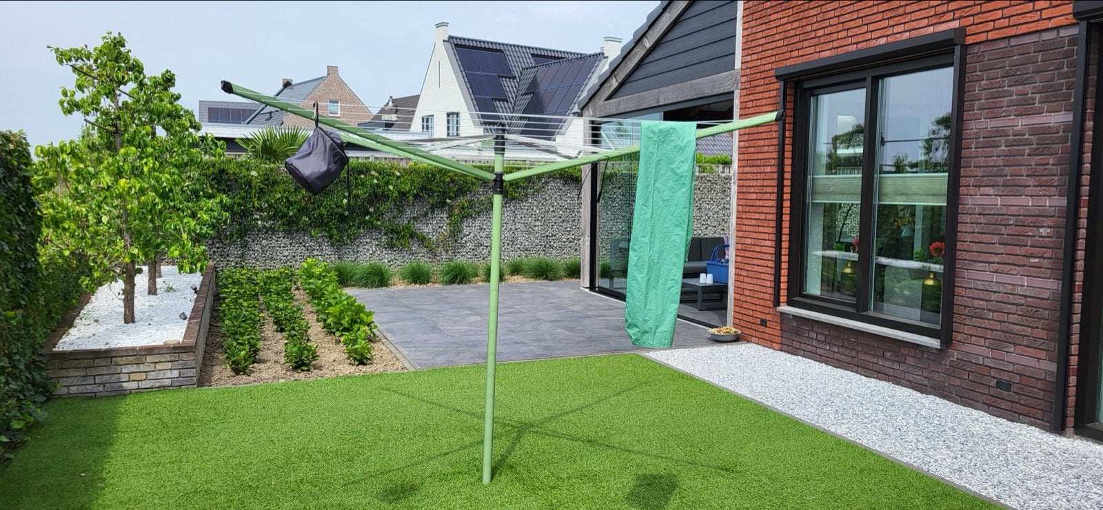 Brabantia Droogmolen Lift-O-Matic 50m Leaf Green, Tuin en Terras, Droogmolens en Wasrekken, Ophalen, Zo goed als nieuw, Droogmolen
