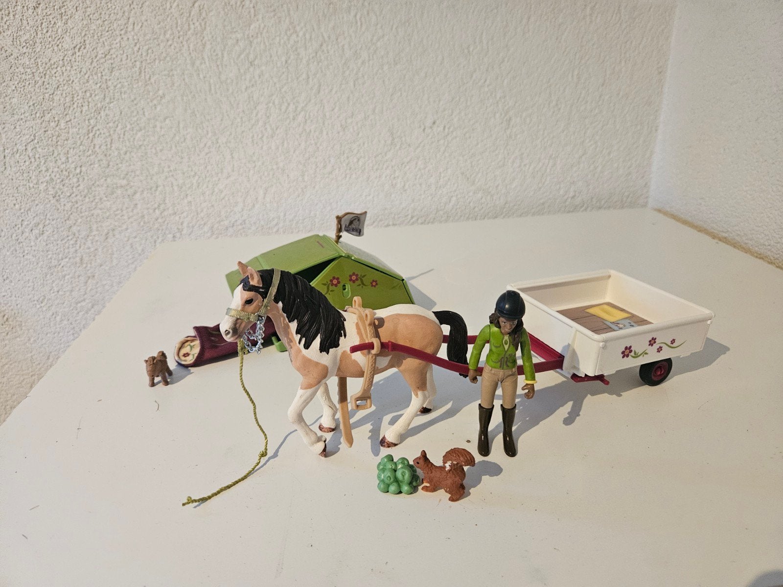Schleich Horse Club Picknick met paard en wagen, Ophalen of Verzenden, Zo goed als nieuw, Jongen of Meisje