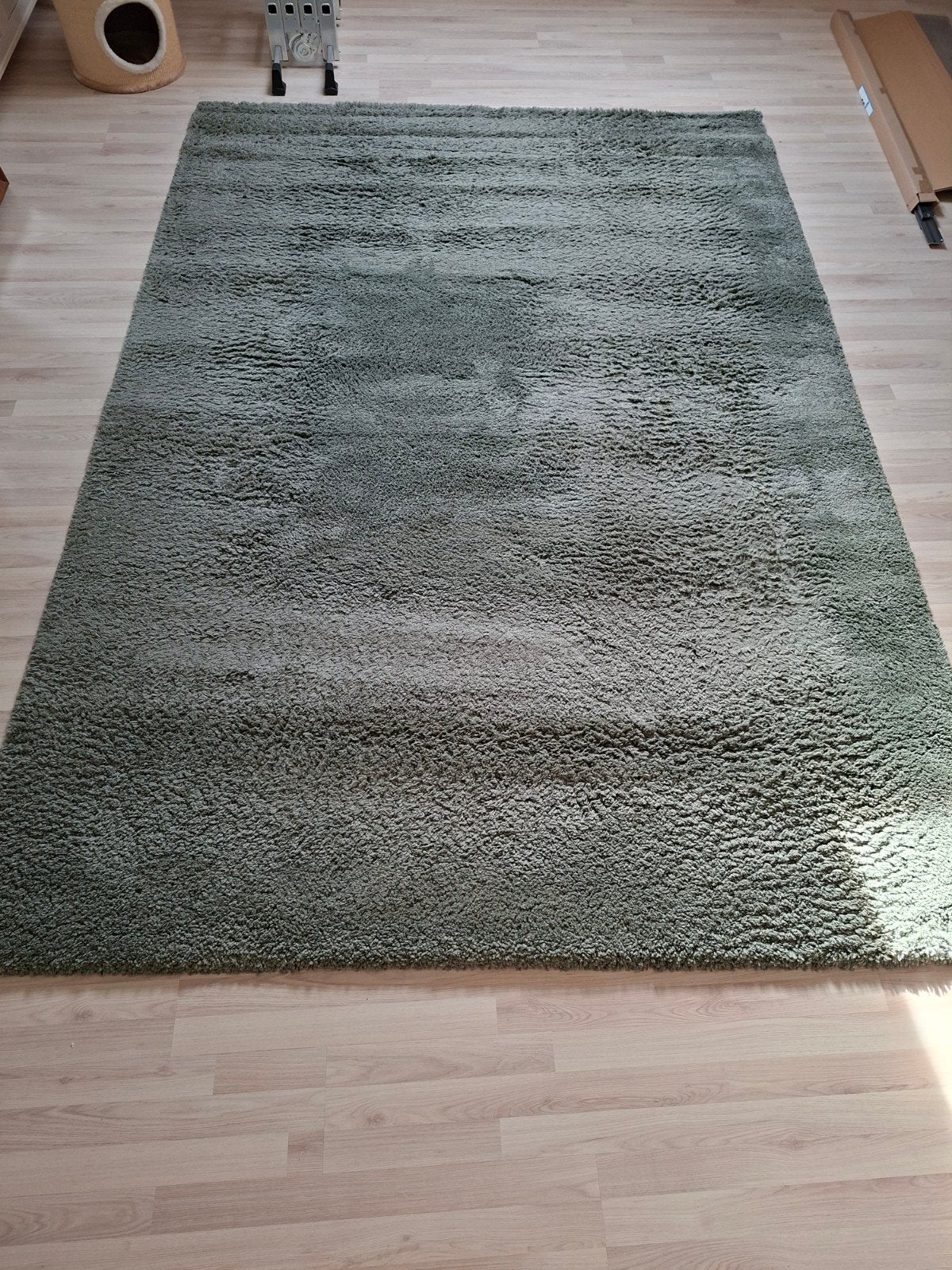 Groen vloerkleed 200x300 cm - Groen, Huis en Inrichting, Ophalen, 200 cm of meer, 200 cm of meer, Rechthoekig