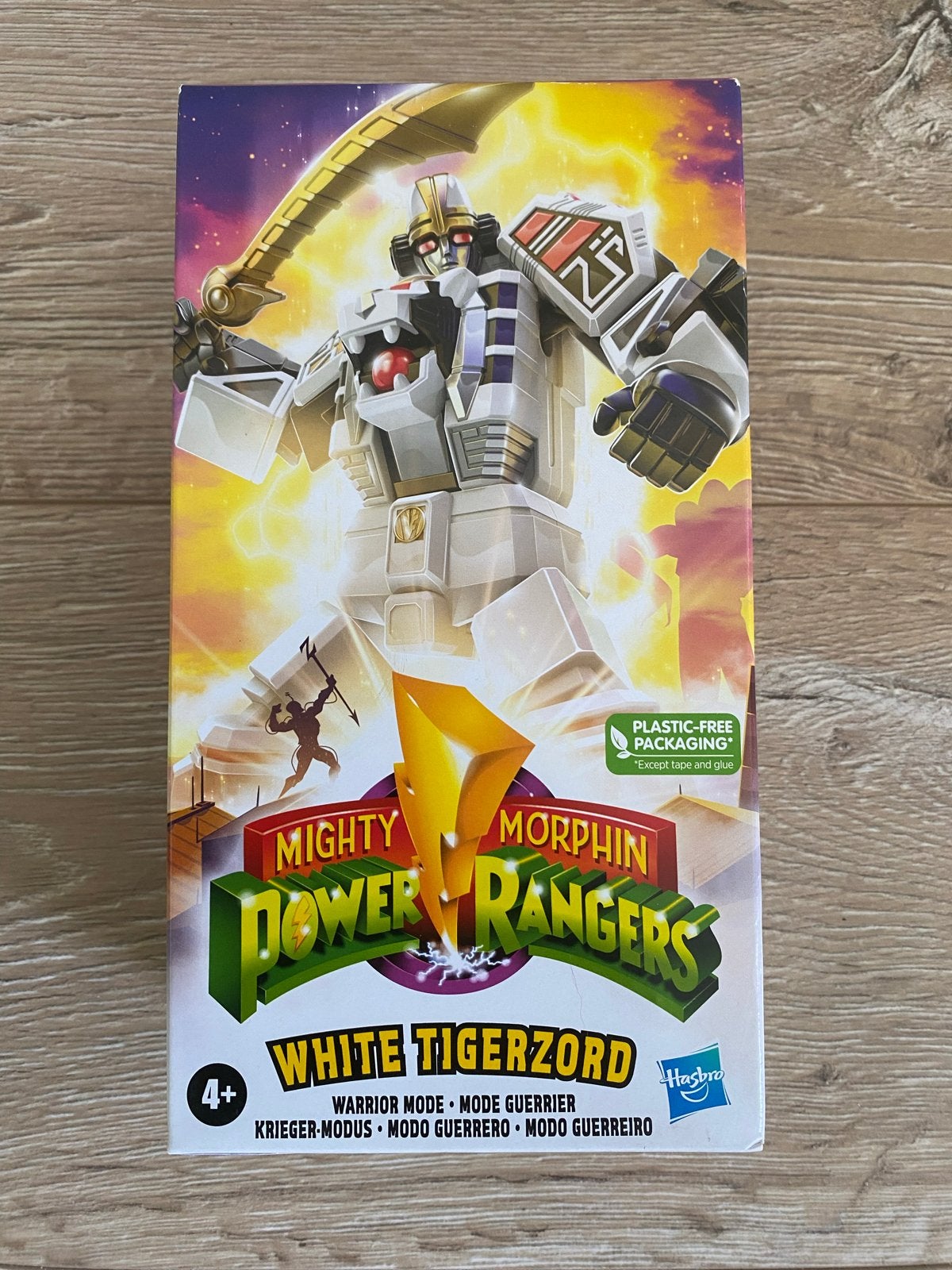 Mighty Morphin Power Rangers White Tigerzord Hasbro, Ophalen of Verzenden, Nieuw