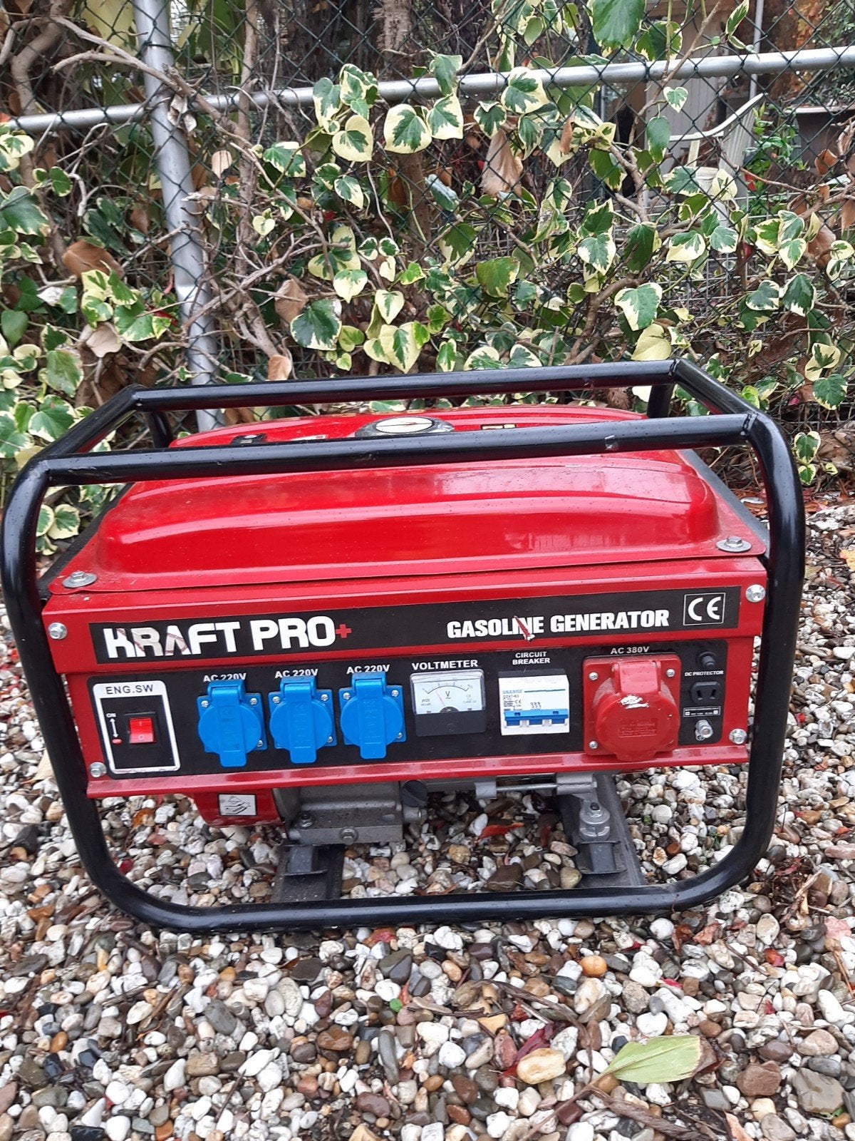 Kraft Pro Benzine Generator - Zo goed als nieuw, Ophalen, Zo goed als nieuw, Minder dan 5 kVA, Benzine